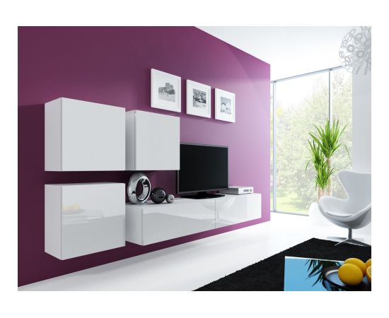 Cama Meble Cama Square cabinet VIGO 50/50/30 white/white gloss