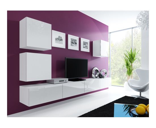 Cama Meble Cama Square cabinet VIGO 50/50/30 white/white gloss