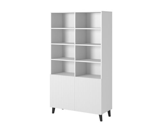 Cama Meble Shelving unit PAFOS 100x40x176.5 cm white matt