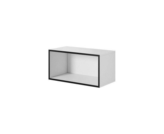 Cama Meble Cama open storage cabinet ROCO RO4 75/37/37 white/black