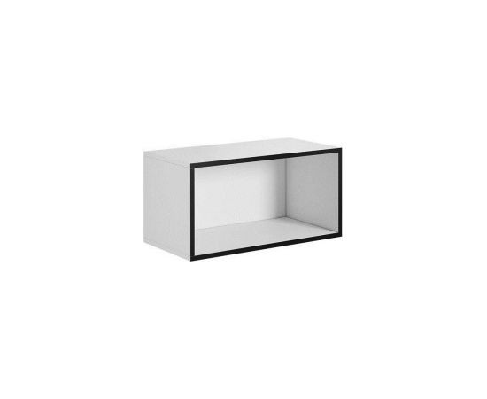 Cama Meble Cama open storage cabinet ROCO RO4 75/37/37 white/black