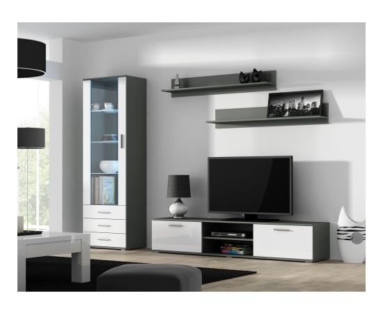 Cama Meble Cama set of two shelves 125cm SOHO grey matte