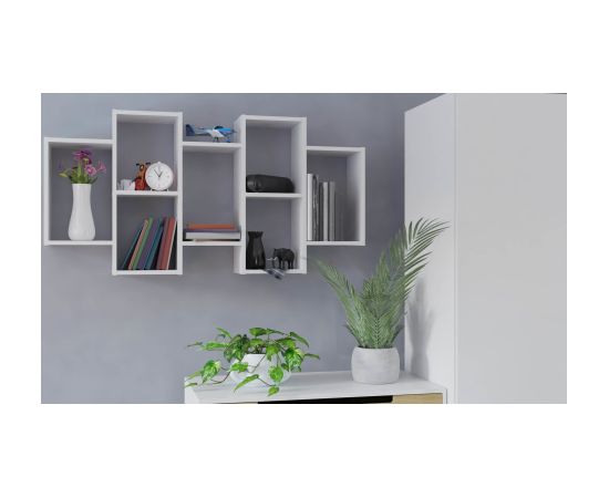 Top E Shop Wall-hung bookcase Bilbao 7.0 Wall Shelves White