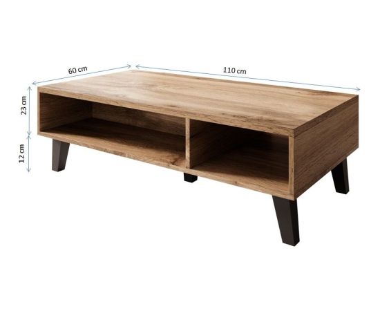 Cama Meble Cama coffee table NORD 110cm wotan oak/anthracite