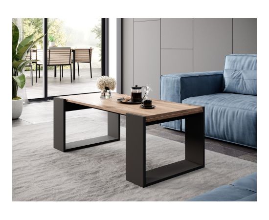 Cama Meble Cama Bench/table WOOD 120x54,5x46 oak wotan + anthracite