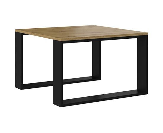 Top E Shop MODERN MINI table 67x67x40 cm Artisan Oak/Black