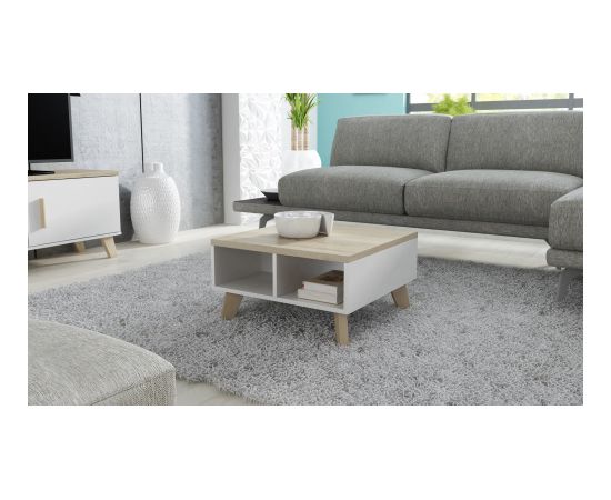 Cama Meble Cama LOTTA 60 coffee table white/sonoma oak