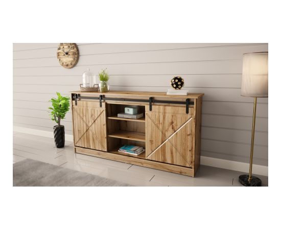 Cama Meble Chest of drawers 160x80x35 GRANERO oak wotan