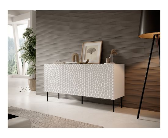 Cama Meble HOLE chest 152x42,5x74,5 cm white matt