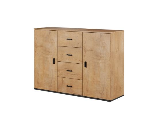 Cama Meble Cama living room sideboard UNI lefkas oak/black