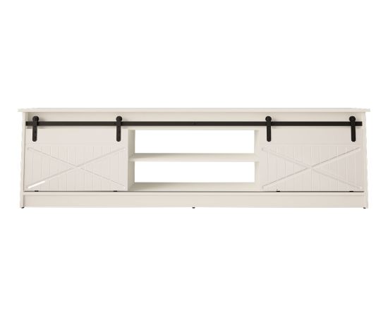 Cama Meble RTV GRANERO cabinet 200x56.7x35 white/gloss white