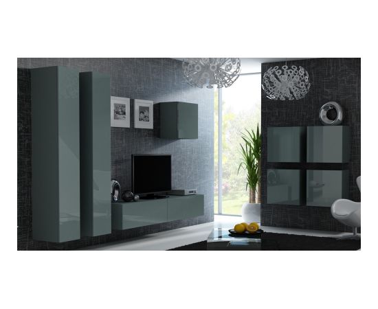 Cama Meble Cama Square cabinet VIGO 50/50/30 grey/grey gloss