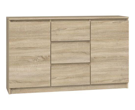 Top E Shop Topeshop KOMODA 2D3S DĄB SONOMA chest of drawers