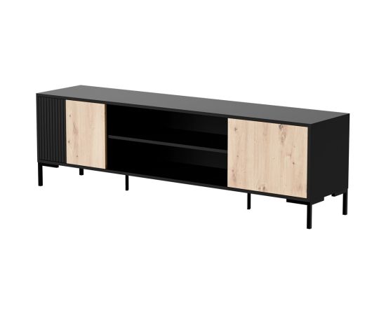 Cama Meble Cama RTV cabinet MERCI RTV cabinet 180 x 40 x 53.5 cm black/oak artisan