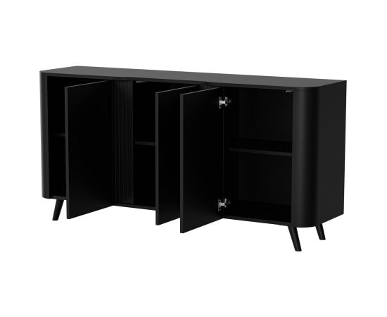 Cama Meble Cama VOLARE chest of drawers 151 x 39 x 75 cm black