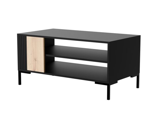 Cama Meble Cama MERCI coffee/lawn table 100 x 55 x 49 cm black/oak artisan