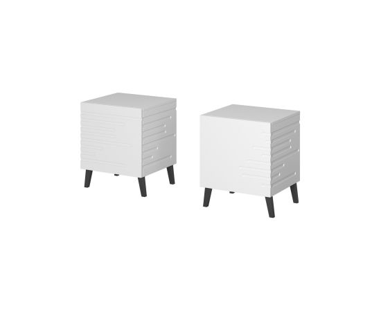 Cama Meble Cama Bedside table NOVA 44x40x52 white matt