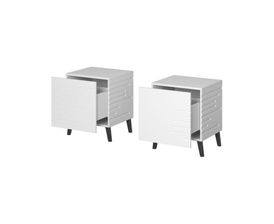 Cama Meble Cama Bedside table NOVA 44x40x52 white matt