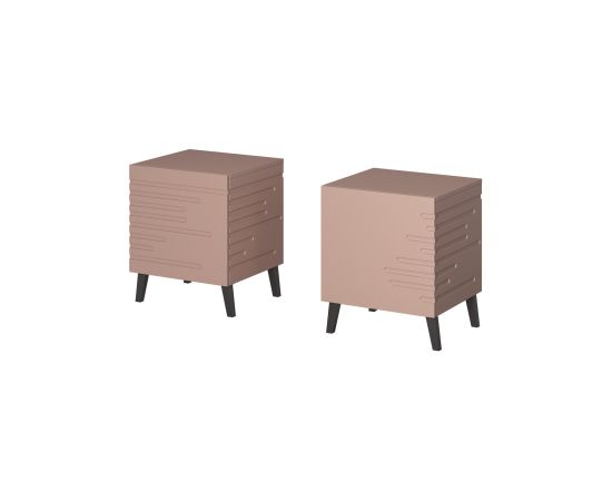 Cama Meble Cama bedside cabinet NOVA 44x40x52 pink matt