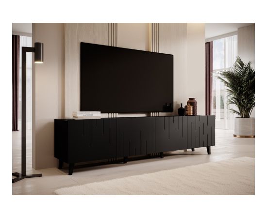 Cama Meble RTV cabinet BARI 200x42x52 matte black