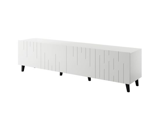 Cama Meble RTV cabinet BARI 200x42x52 white matt