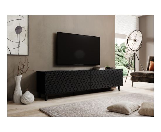 Cama Meble RTV cabinet ASTI 200x42x52 matte black