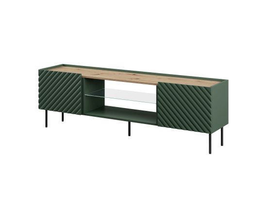 Cama Meble EF ONDA RTV cabinet 180.5x40xH58.39 green (standing or wall mounted)