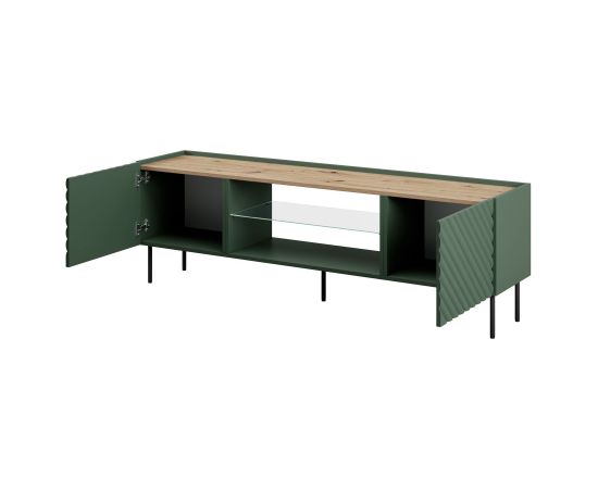 Cama Meble EF ONDA RTV cabinet 180.5x40xH58.39 green (standing or wall mounted)