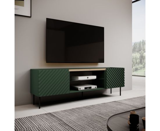 Cama Meble EF ONDA RTV cabinet 180.5x40xH58.39 green (standing or wall mounted)