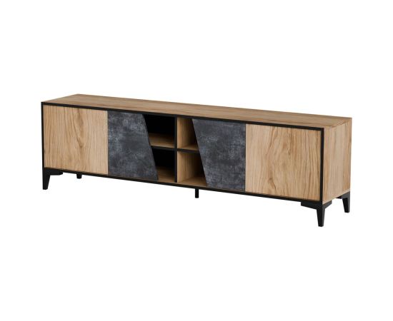 Cama Meble Cama 4D RTV cabinet OVO 180x38xH53 oak/concrete