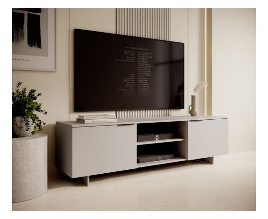 Cama Meble Cama 2D1P RTV cabinet ALMA 180x41.5xH55 cashmere