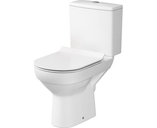 Cersanit City 010 WC Compact New CleanOn 603 With Slim, Duroplast, Antibacterial, Soft-close And Easy-off Toilet Seat