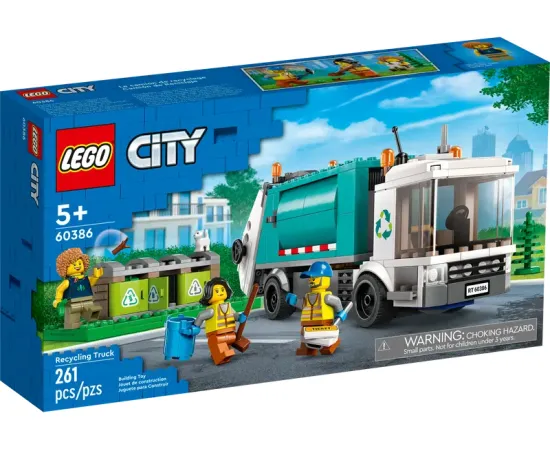 LEGO City Pārstrādes kravas automašīna (60386)