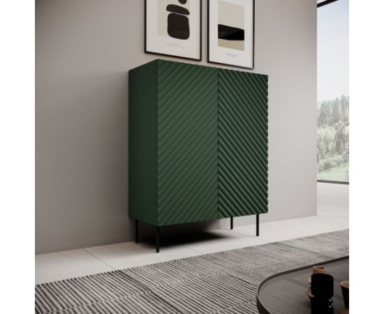 Cama Meble Bookcase 2D2SZ ONDA 98x45xH127 green)