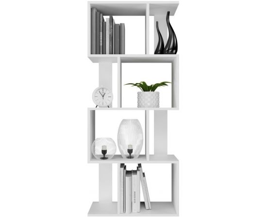 Top E Shop Bookcase FIESTA 4P 59.5x30x140 cm, white