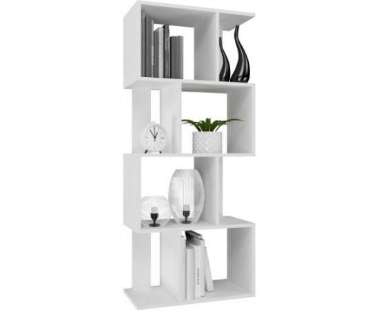 Top E Shop Bookcase FIESTA 4P 59.5x30x140 cm, white