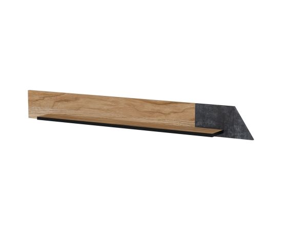 Cama Meble Cama OVO shelf 130x20xH15 oak/concrete