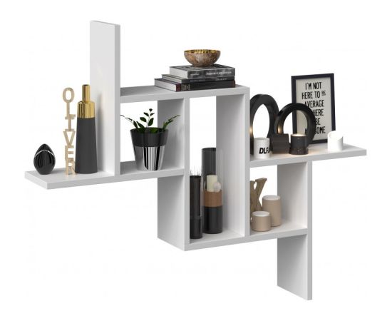 Top E Shop FIESTA hanging shelf 85x15x73.5 cm, white