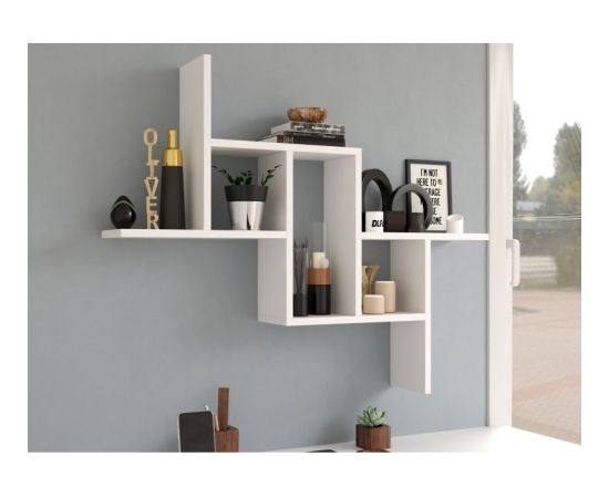 Top E Shop FIESTA hanging shelf 85x15x73.5 cm, white