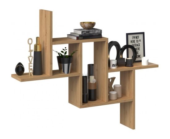 Top E Shop FIESTA hanging shelf 85x15x73.5 cm, artisan