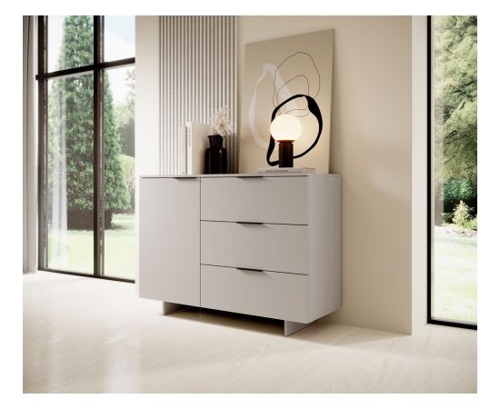 Cama Meble Cama 1D3S ALMA chest of drawers 120x41.5xH90 cashmere