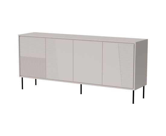 Cama Meble 4D chest of drawers ABI 200x45x88 cashmere matt