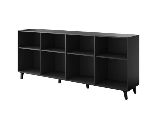 Cama Meble ASTI chest of drawers 200x42x82 black matt