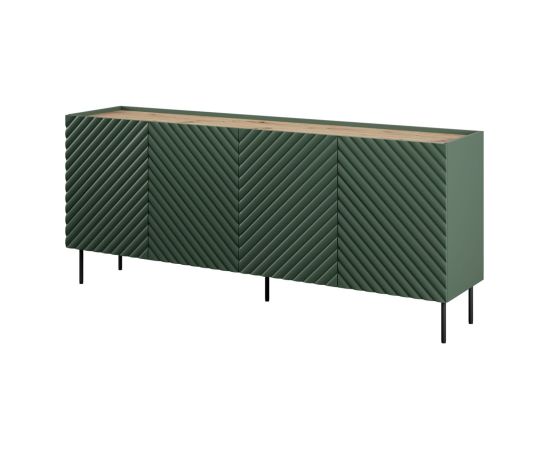 Cama Meble 4D2SZ ONDA chest of drawers 200x45xH85 green