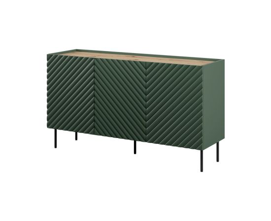 Cama Meble 3D2SZ ONDA chest of drawers 150x45xH85 green