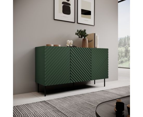 Cama Meble 3D2SZ ONDA chest of drawers 150x45xH85 green