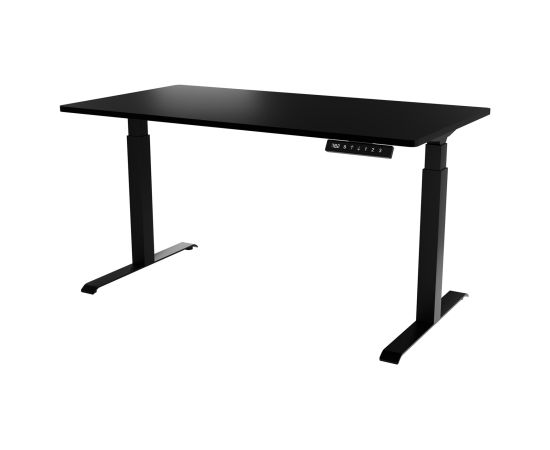 Cama Meble Desk with electric height adjustment MOON LONG 150x80x72-120 black