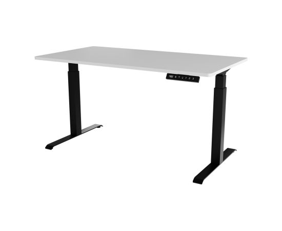 Cama Meble Desk with electric height adjustment MOON LONG 150x80x72-120 black/white