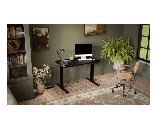 Cama Meble Desk with electric height adjustment MOON 121x67x72-120 black