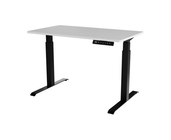 Cama Meble Desk with electric height adjustment MOON 121x67x72-120 Black/White